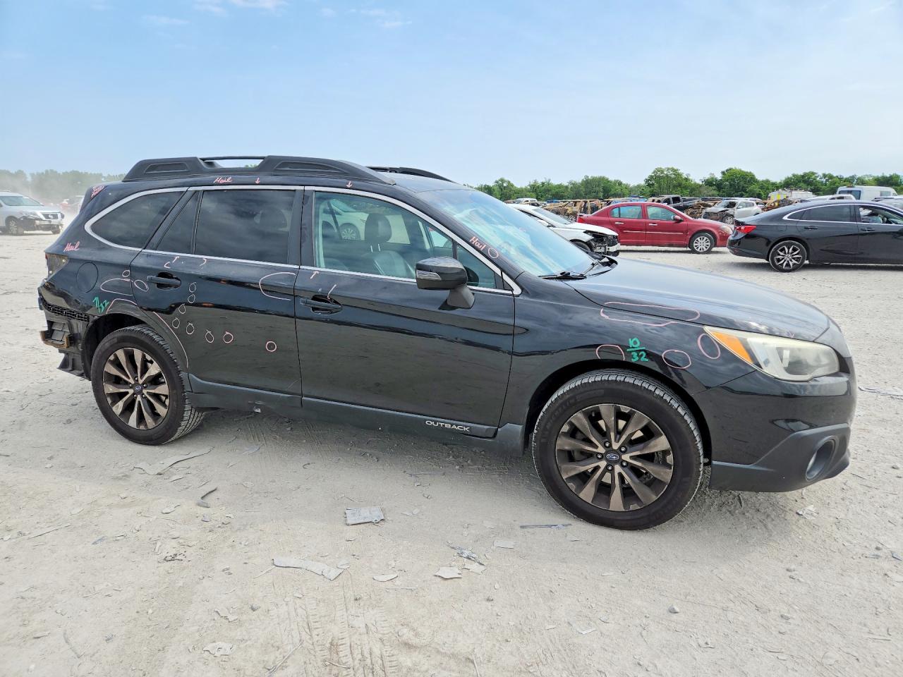 2015 Subaru Outback 2.5i Limited Черный vin: 4S4BSAJC4F3286441