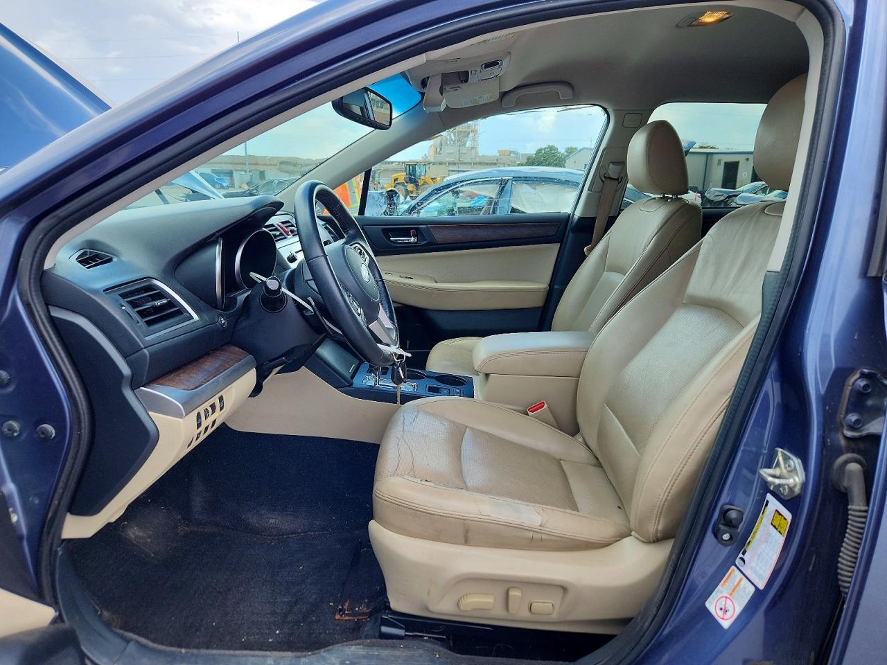 2015 Subaru Outback 2.5i Limited Blue vin: 4S4BSAJC5F3219119