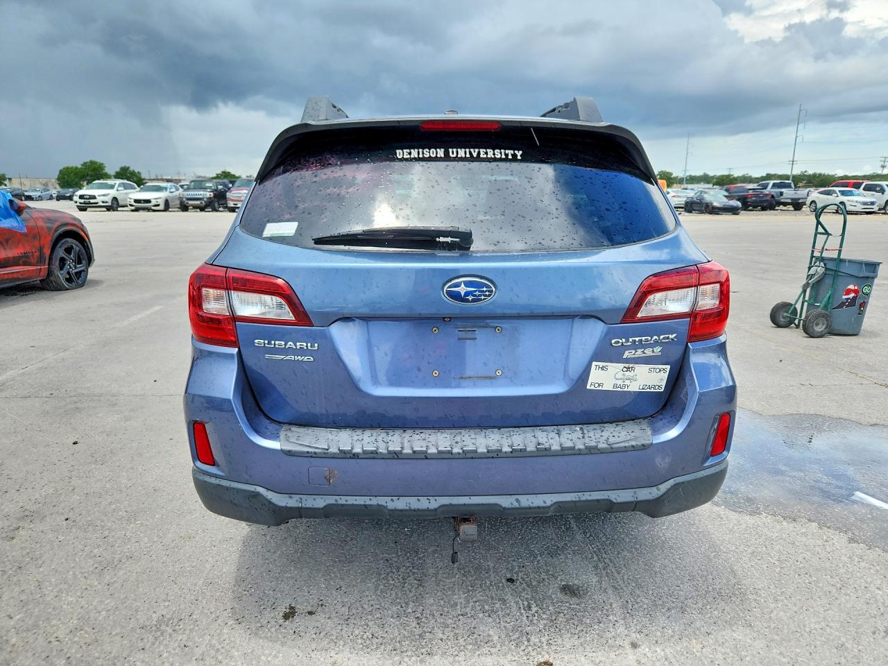 2015 Subaru Outback 2.5i Limited Blue vin: 4S4BSAJC5F3219119