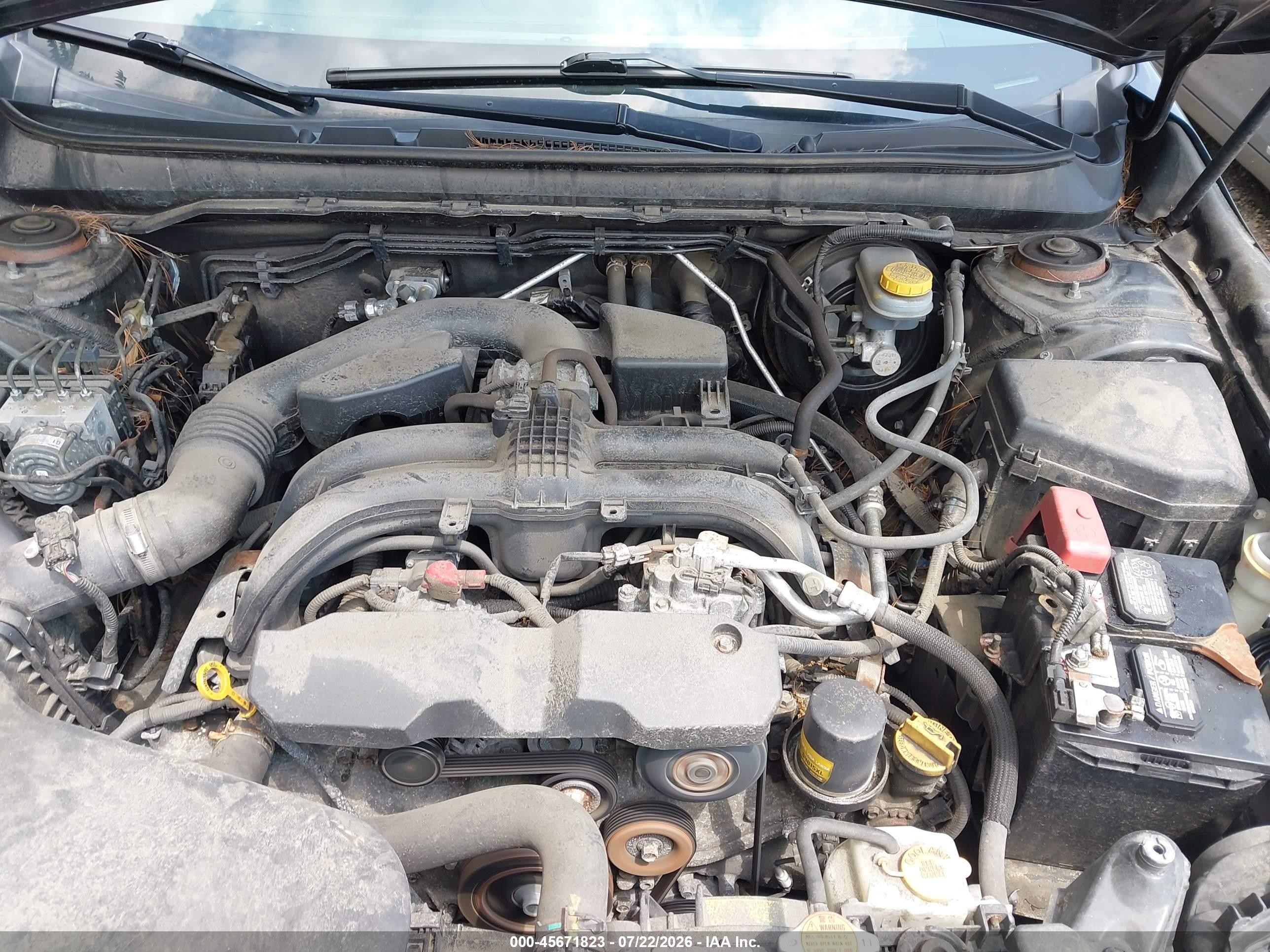 2015 Subaru Outback 2.5i Limited Черный vin: 4S4BSAJC8F3342638