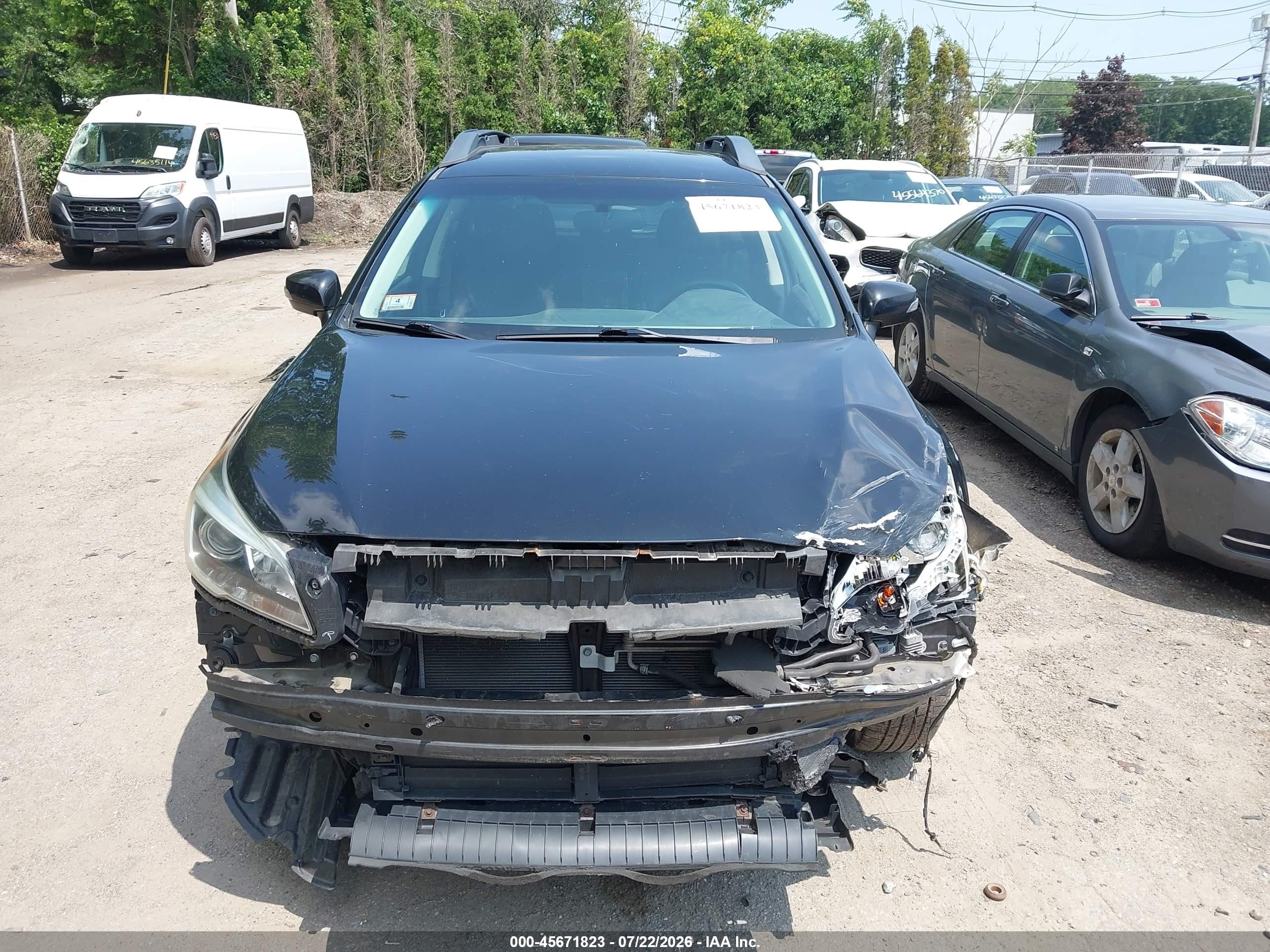 2015 Subaru Outback 2.5i Limited Черный vin: 4S4BSAJC8F3342638