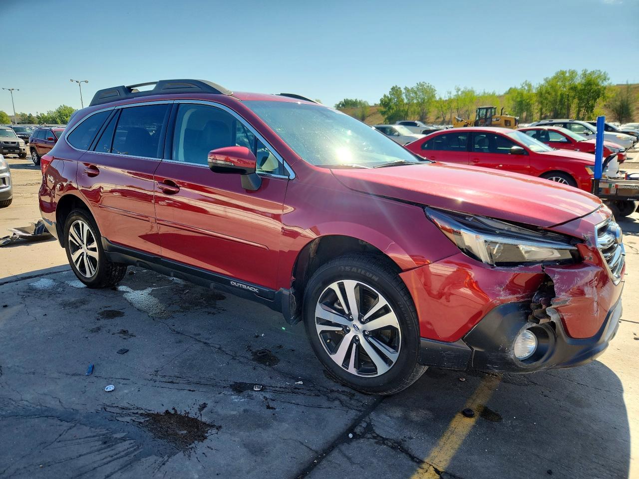 2019 Subaru Outback 2.5i Limited Red vin: 4S4BSAJC8K3343802