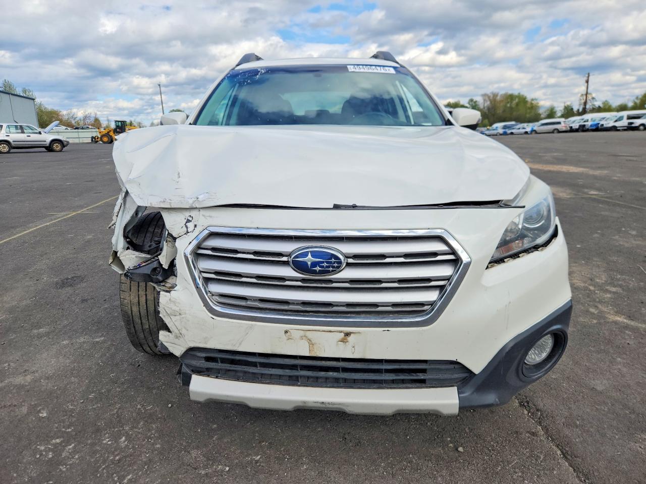 2015 Subaru Outback 2.5i Limited White vin: 4S4BSAJC9F3348724