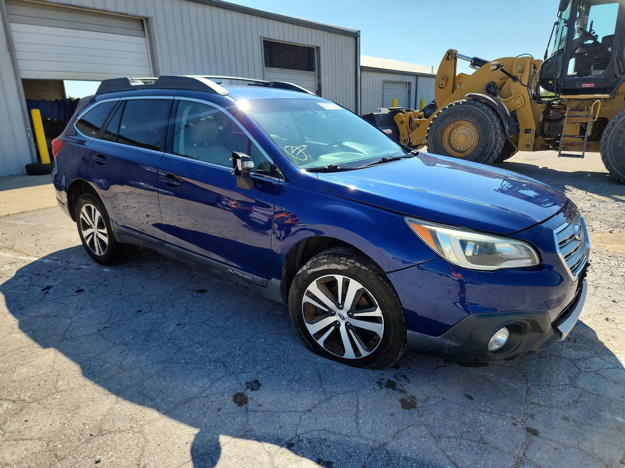 2015 Subaru Outback 2.5i Limited Blue vin: 4S4BSAJCXF3217852