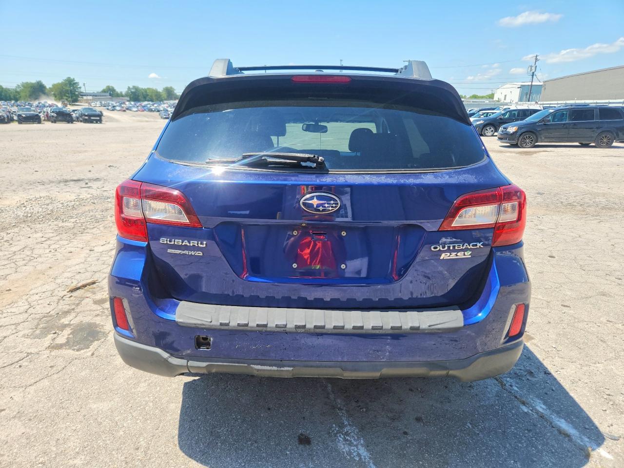 2015 Subaru Outback 2.5i Limited Blue vin: 4S4BSAJCXF3217852