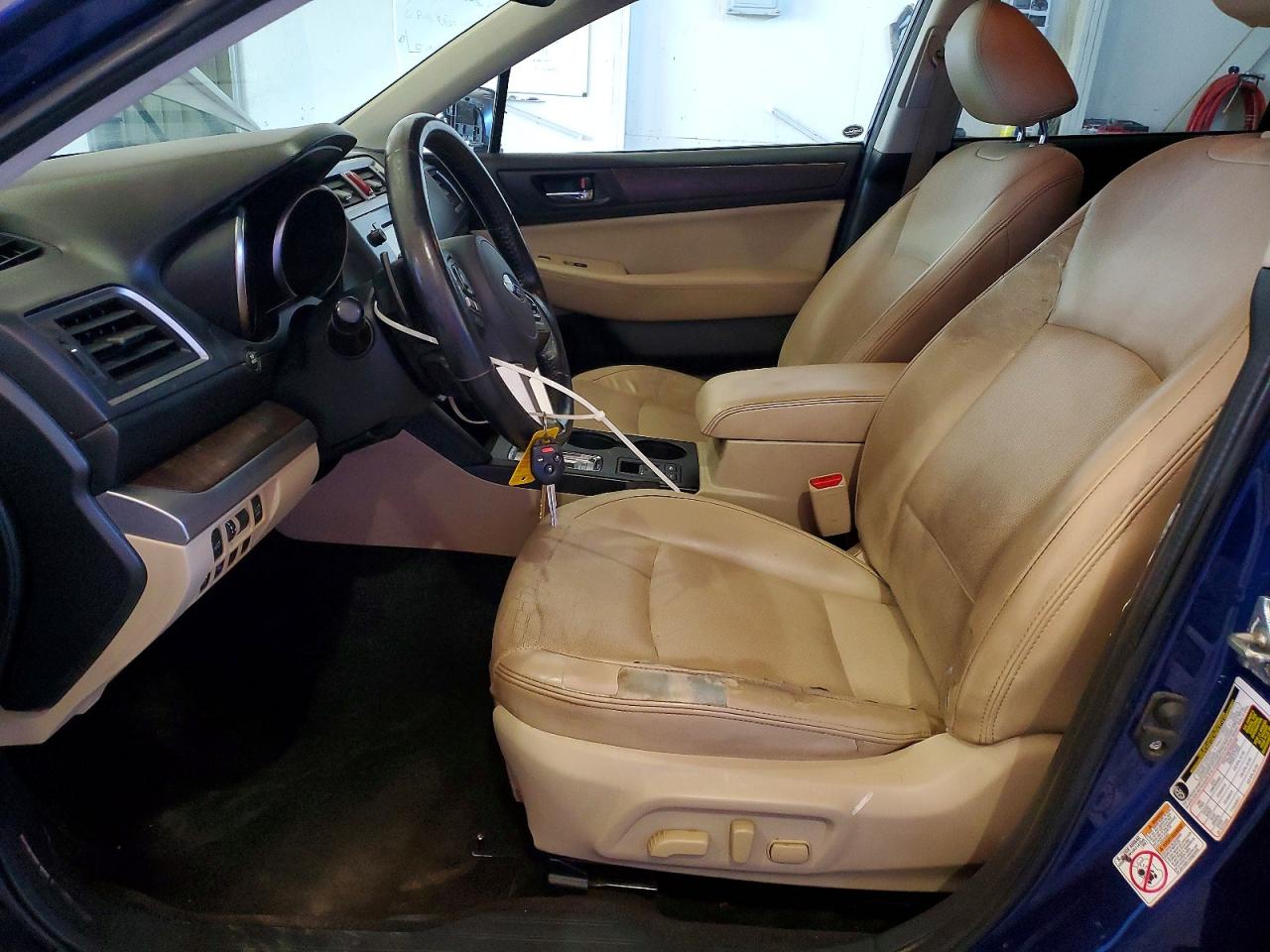 2015 Subaru Outback 2.5i Limited Blue vin: 4S4BSAJCXF3217852