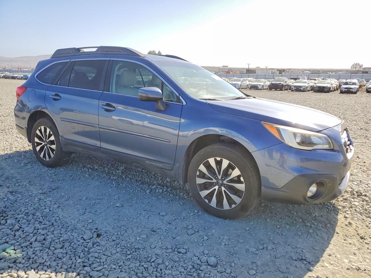 2015 Subaru Outback 2.5i Limited Blue vin: 4S4BSALC0F3305645