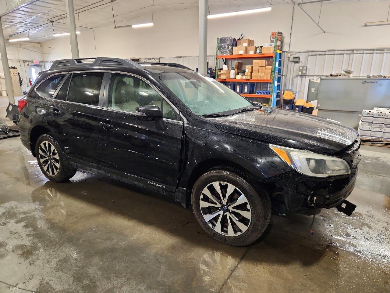 2015 Subaru Outback 2.5i Limited Black vin: 4S4BSALC0F3361603