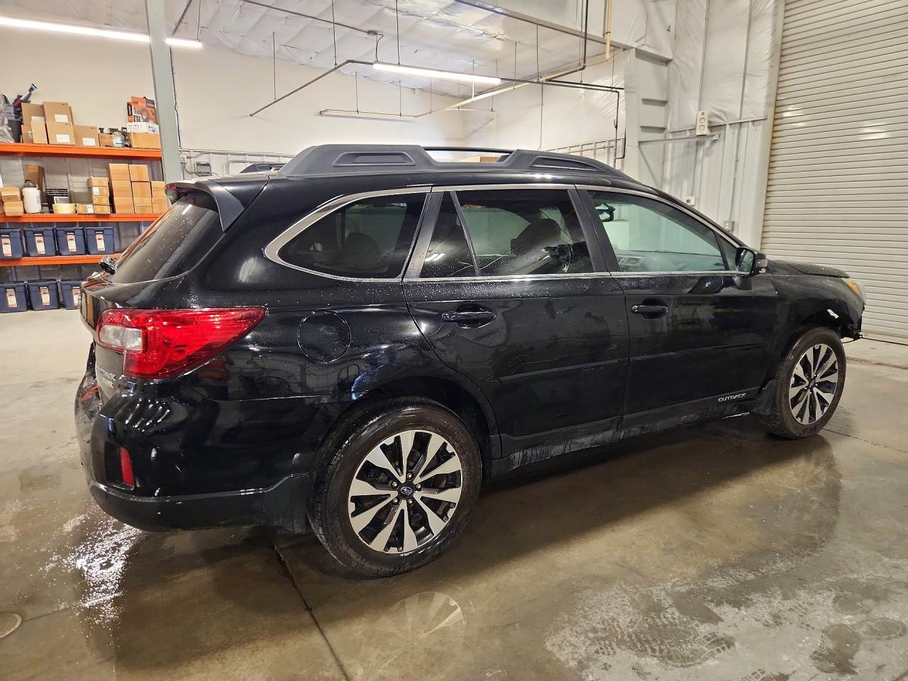 2015 Subaru Outback 2.5i Limited Black vin: 4S4BSALC0F3361603