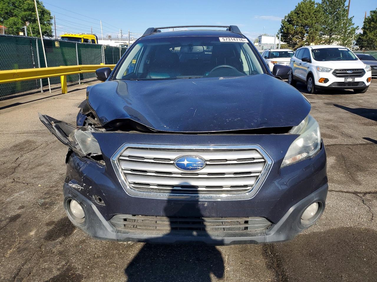 2015 Subaru Outback 2.5i Limited Gray vin: 4S4BSALC2F3242631