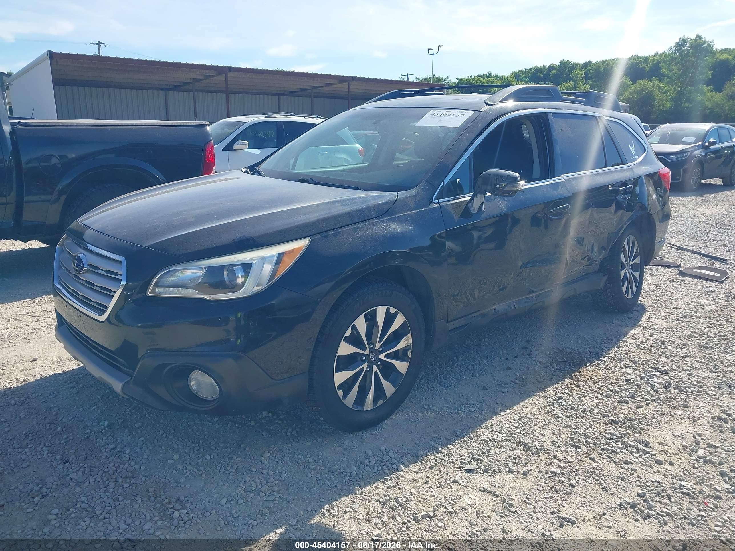 2015 Subaru Outback 2.5i Limited Black vin: 4S4BSALC2F3279663