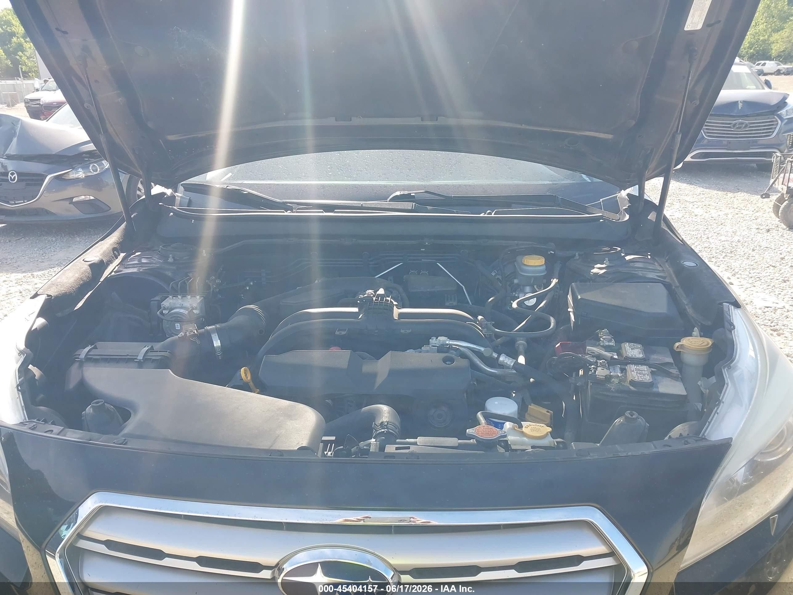2015 Subaru Outback 2.5i Limited Black vin: 4S4BSALC2F3279663
