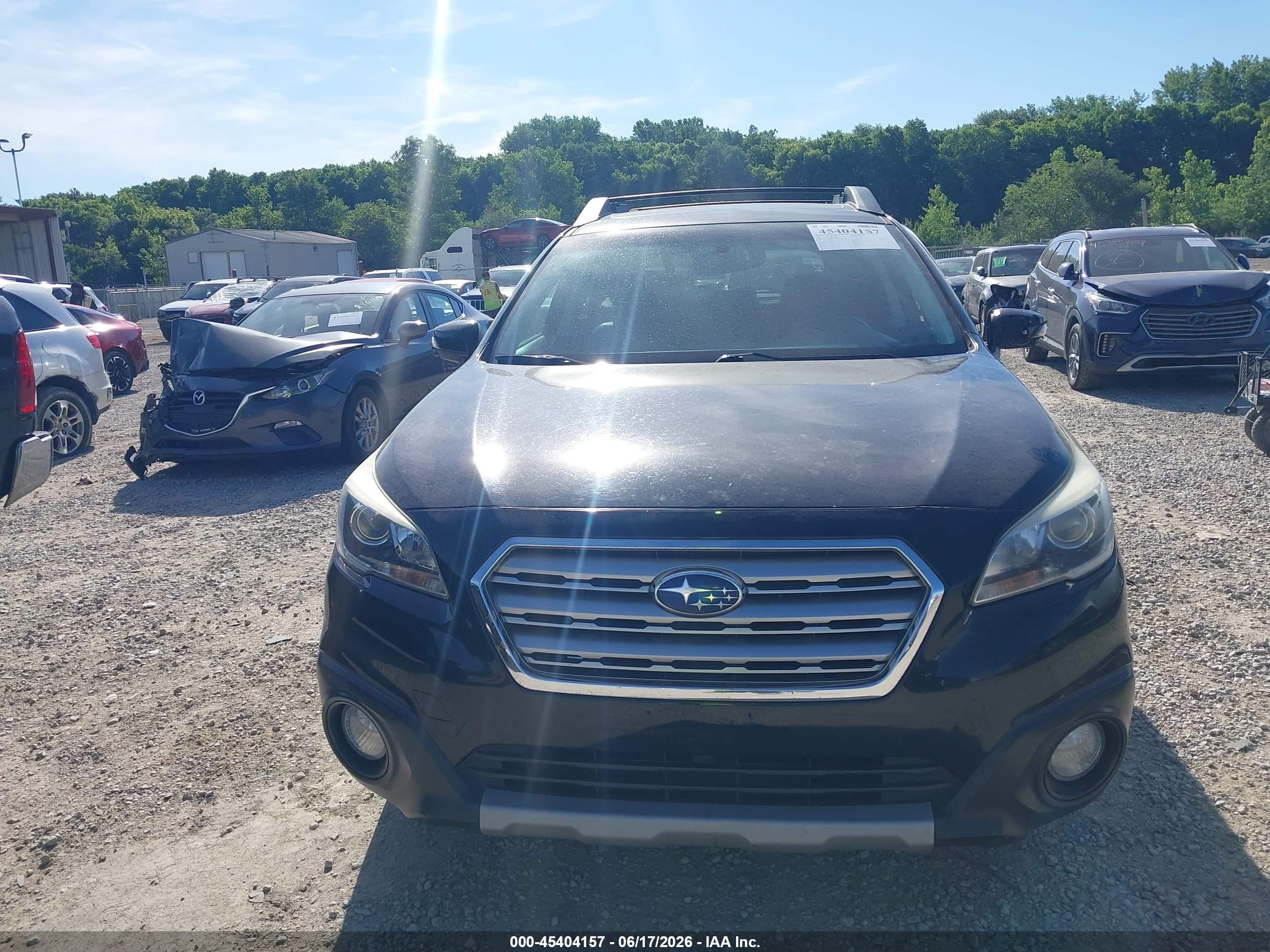 2015 Subaru Outback 2.5i Limited Black vin: 4S4BSALC2F3279663