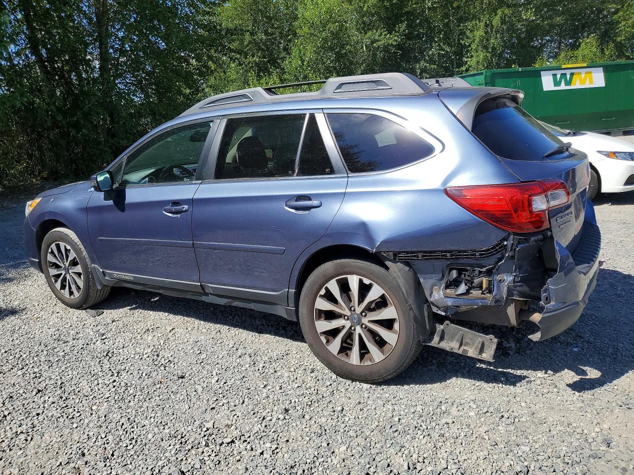 2015 Subaru Outback 2.5i Limited Blue vin: 4S4BSALC2F3334726