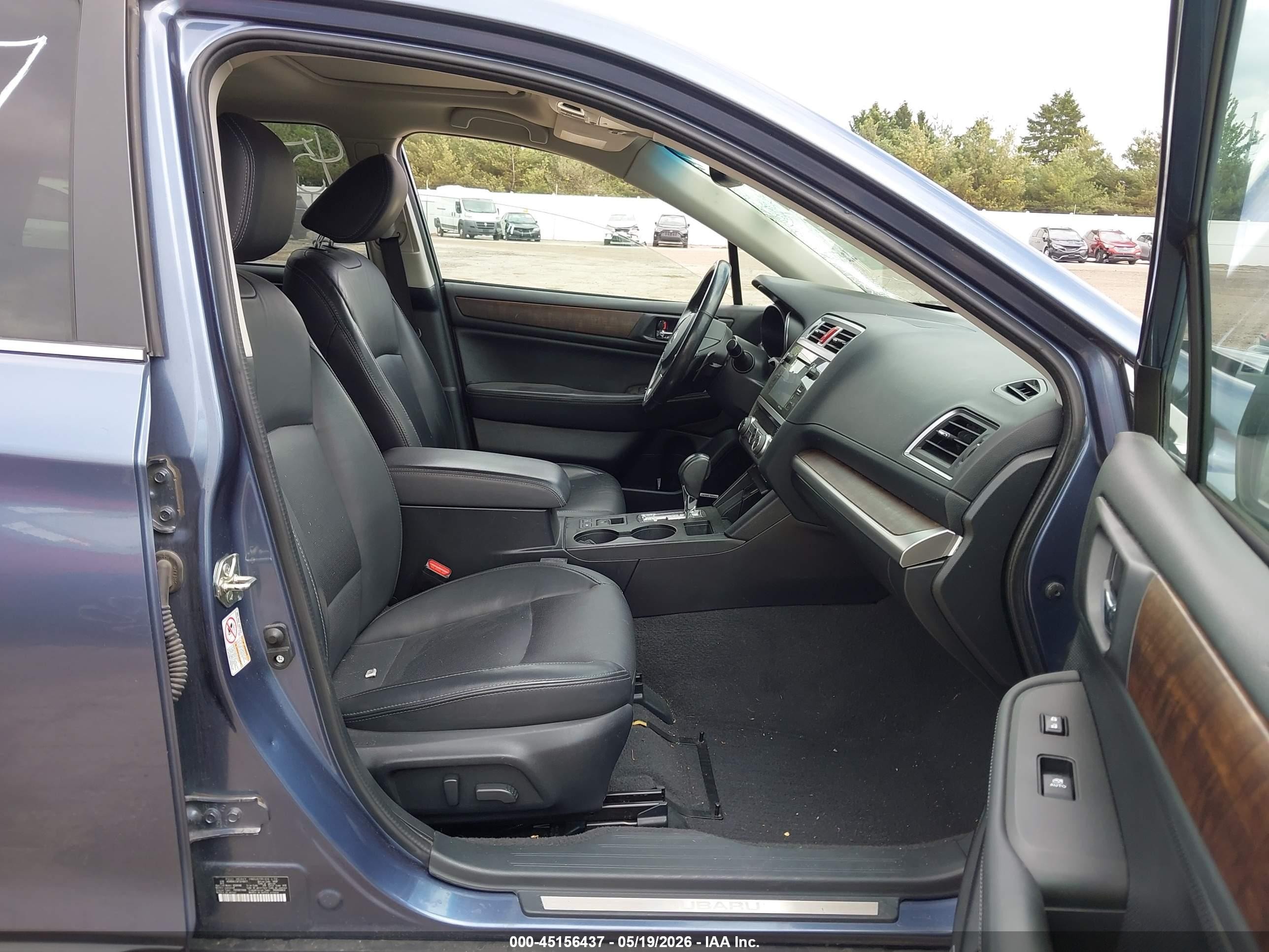 2015 Subaru Outback 2.5i Limited Blue vin: 4S4BSALC3F3310077