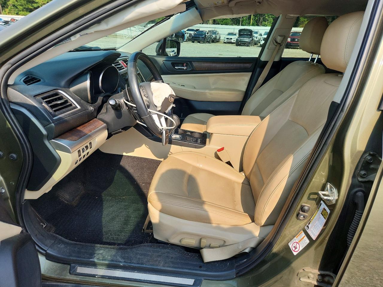 2015 Subaru Outback 2.5i Limited Green vin: 4S4BSALC5F3222762