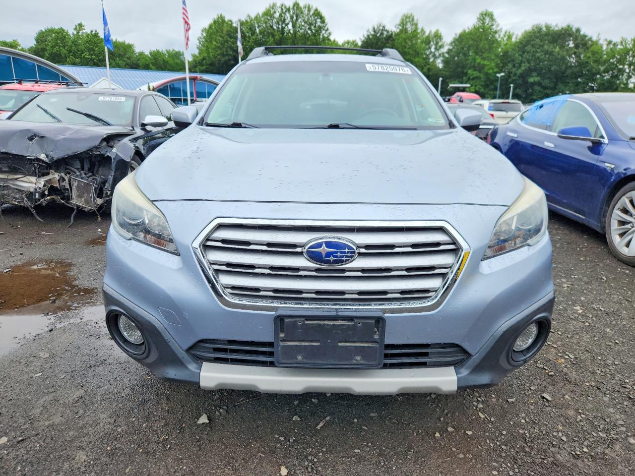2015 Subaru Outback 2.5i Limited Blue vin: 4S4BSALC5F3348717