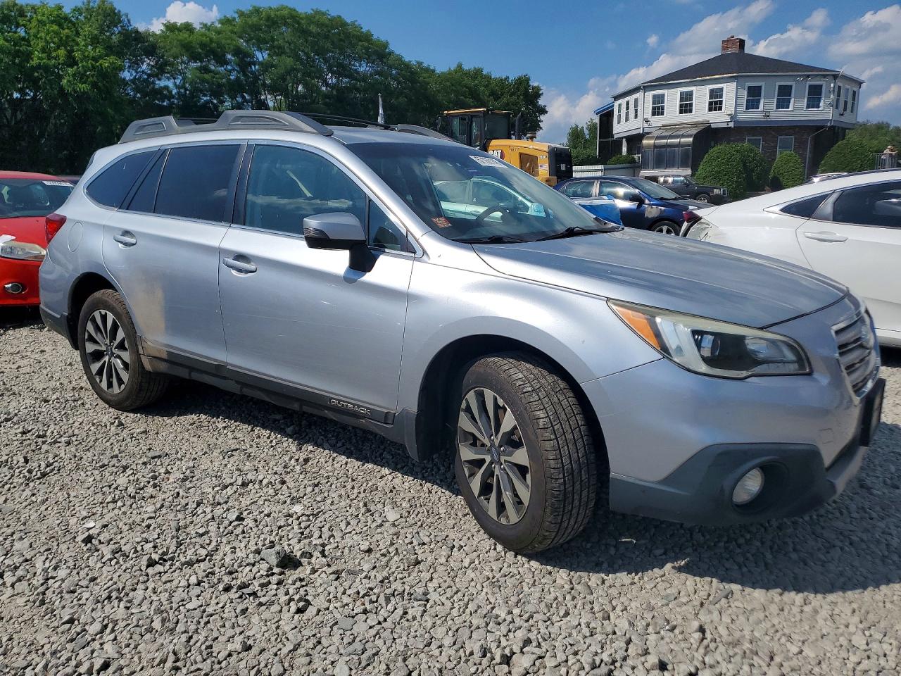 2015 Subaru Outback 2.5i Limited Silver vin: 4S4BSALC6F3273042