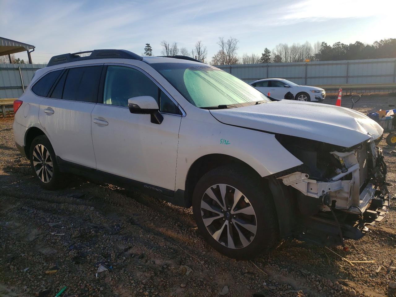 2015 Subaru Outback 2.5i Limited Белый vin: 4S4BSALC6F3314902