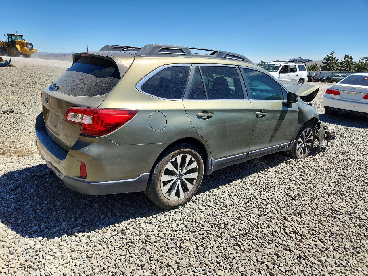 2015 Subaru Outback 2.5i Limited Green vin: 4S4BSALC6F3333319