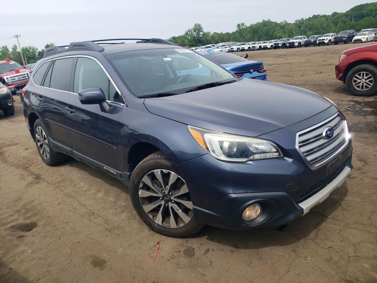 2015 Subaru Outback 2.5i Limited Серый vin: 4S4BSALC7F3224674