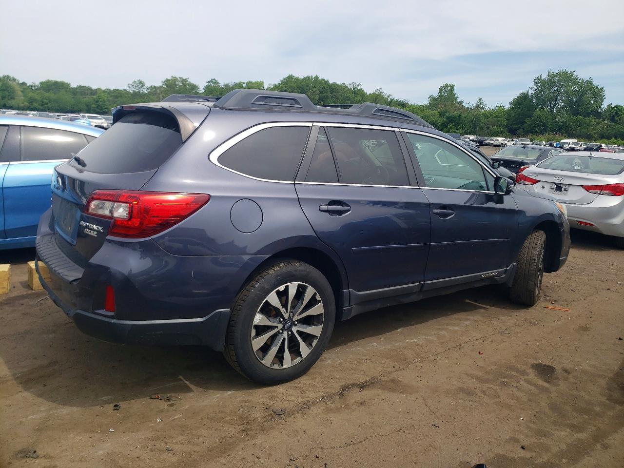 2015 Subaru Outback 2.5i Limited Серый vin: 4S4BSALC7F3224674
