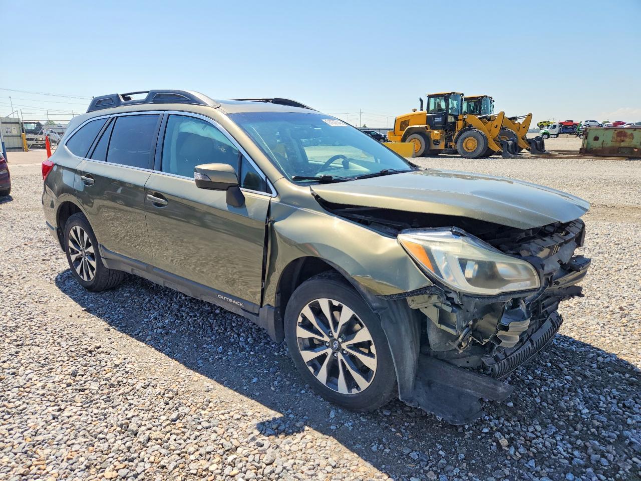 2015 Subaru Outback 2.5i Limited Зеленый vin: 4S4BSALC8F3270952
