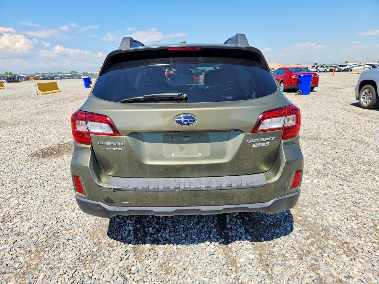 2015 Subaru Outback 2.5i Limited Зеленый vin: 4S4BSALC8F3270952