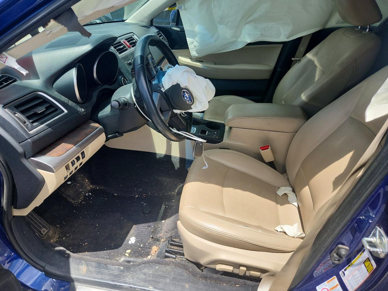 2015 Subaru Outback 2.5i Limited Blue vin: 4S4BSALC9F3205396