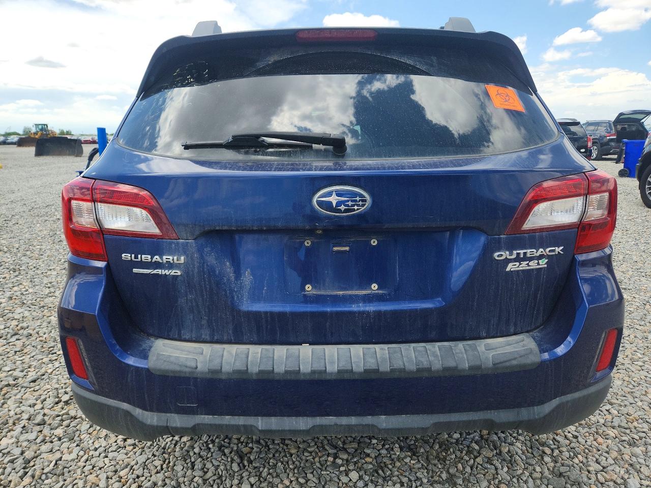 2015 Subaru Outback 2.5i Limited Blue vin: 4S4BSALC9F3205396