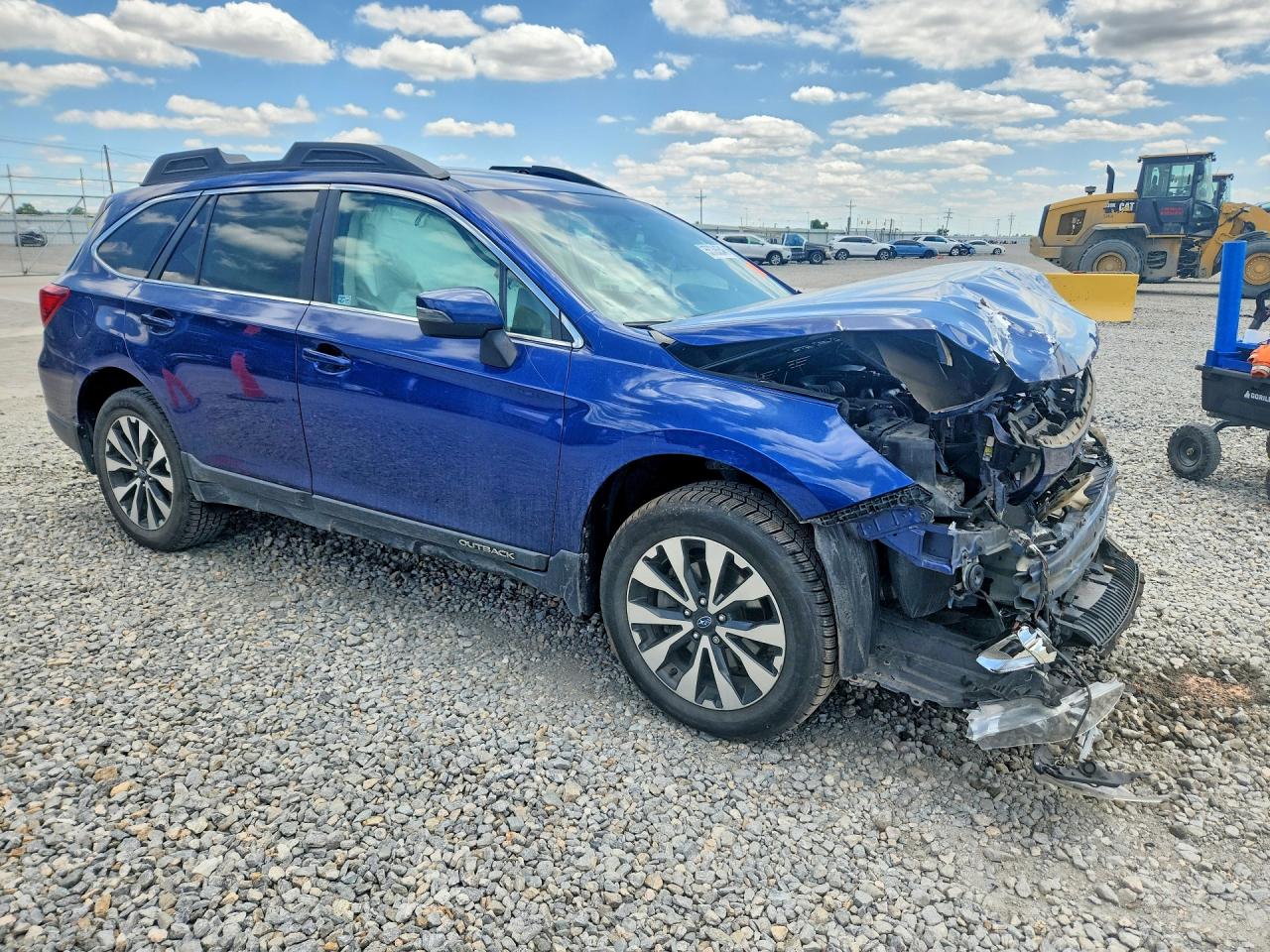2015 Subaru Outback 2.5i Limited Blue vin: 4S4BSALC9F3205396