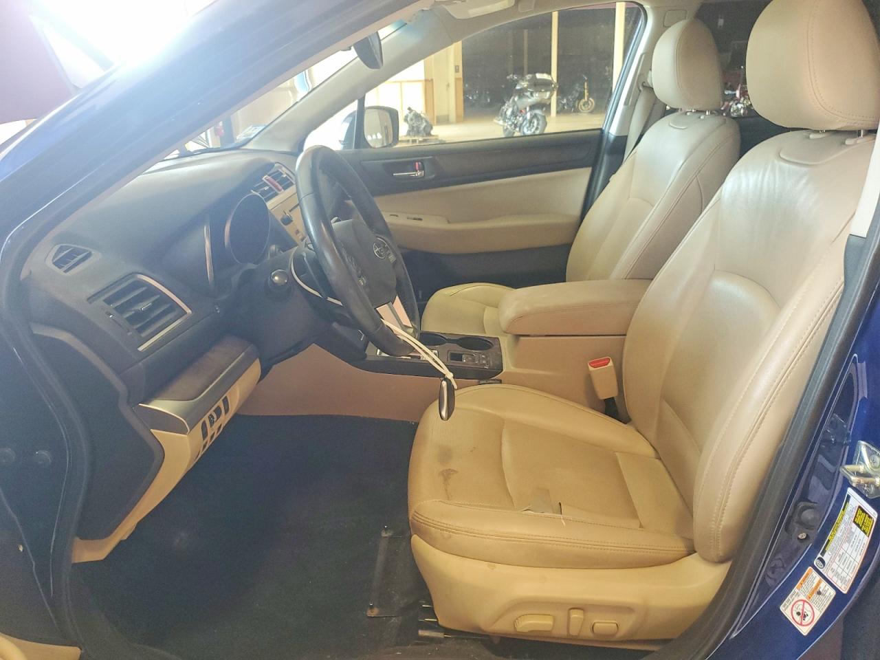 2015 Subaru Outback 2.5i Limited Blue vin: 4S4BSALC9F3256896