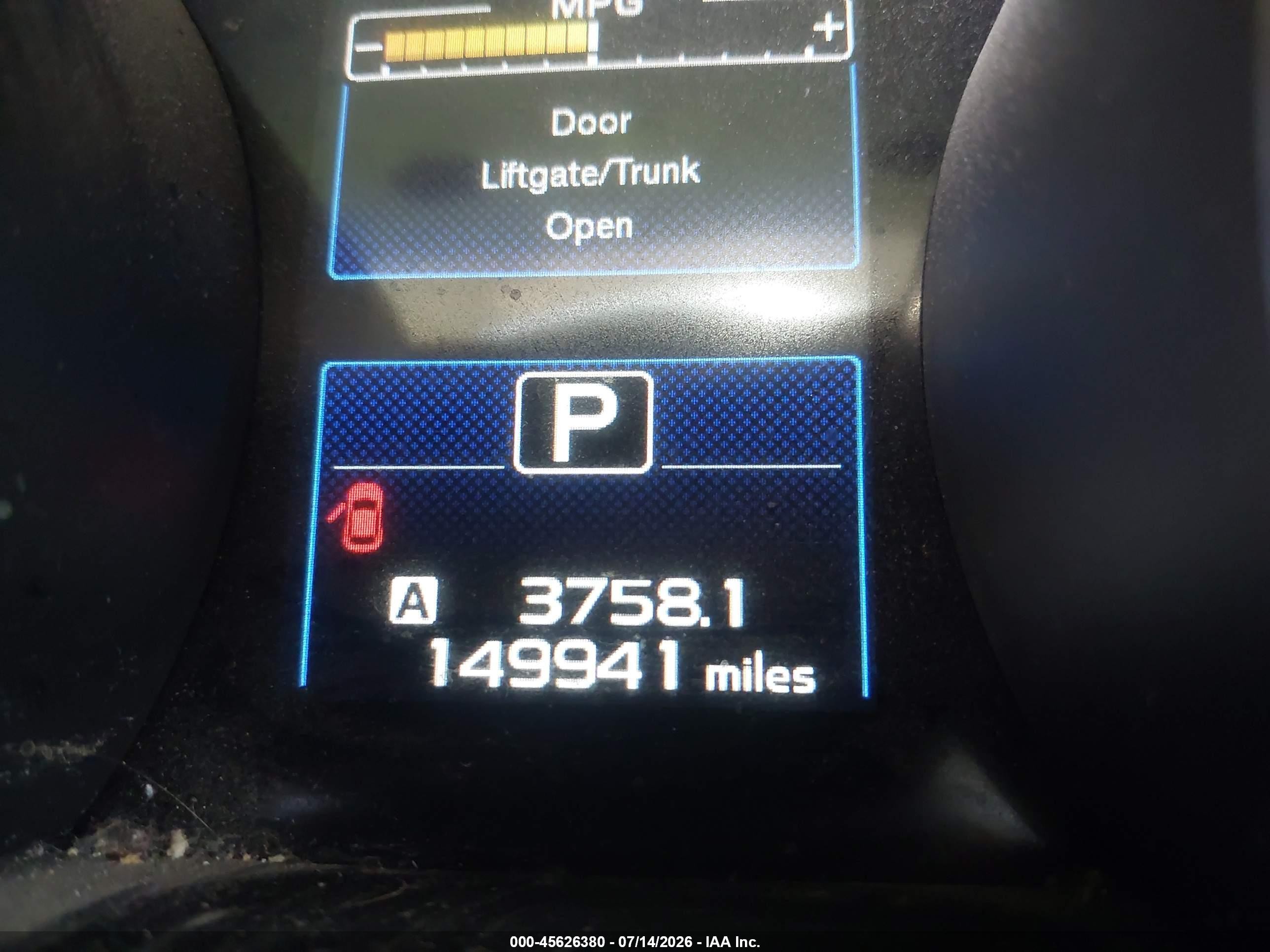 2015 Subaru Outback 2.5i Limited Blue vin: 4S4BSALCXF3217301