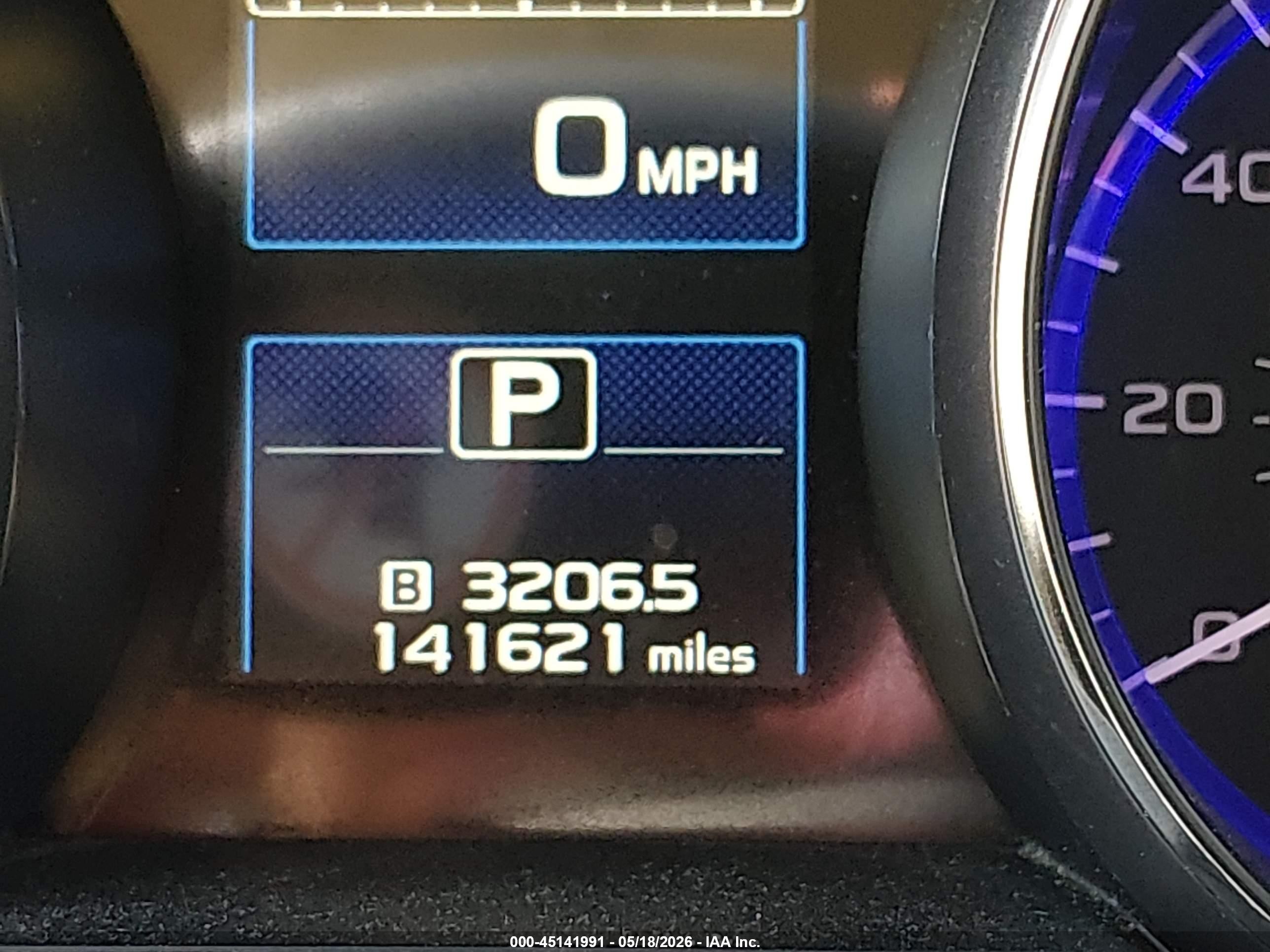 2015 Subaru Outback 2.5i Limited Blue vin: 4S4BSALCXF3221543