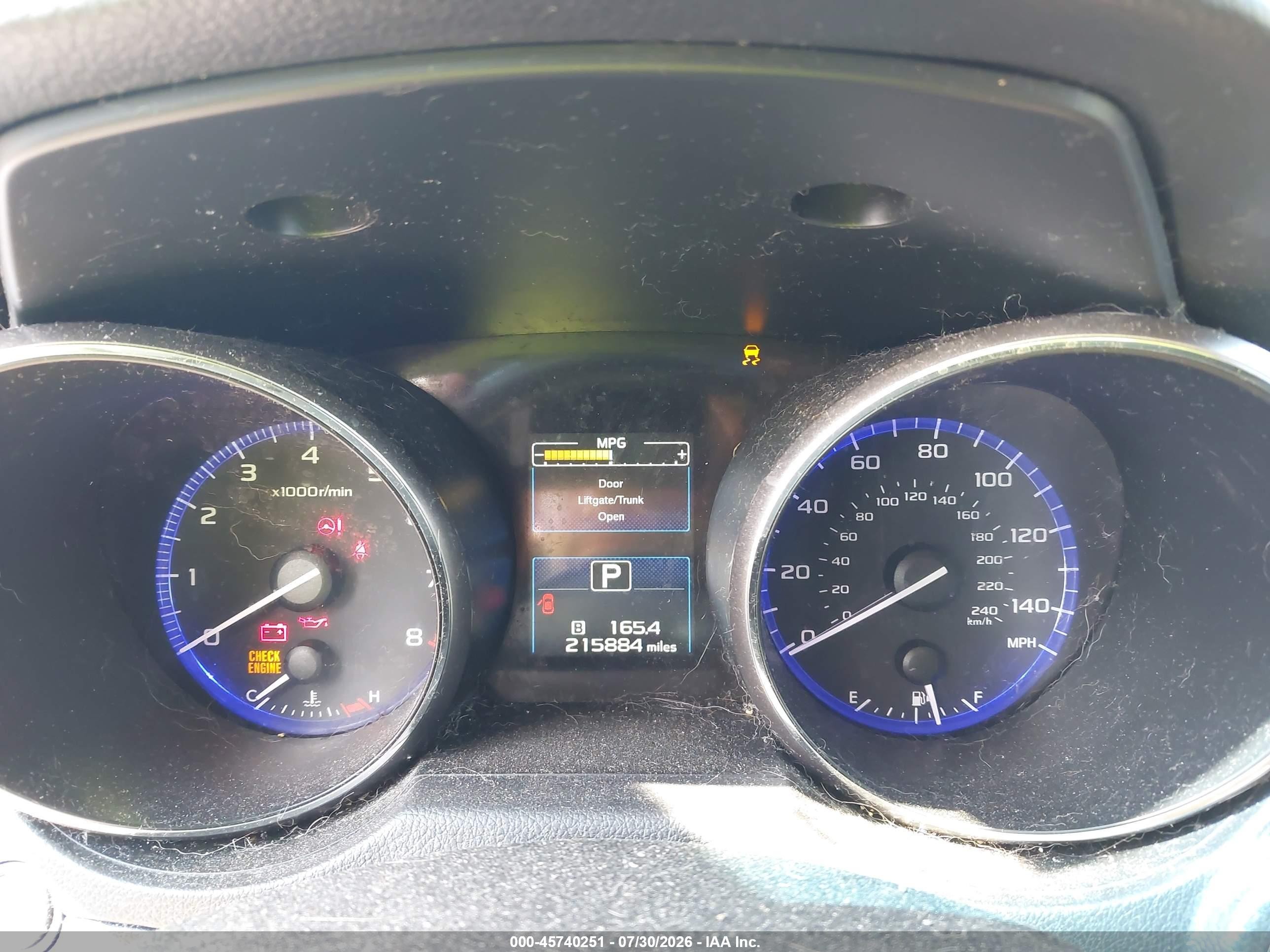 2015 Subaru Outback 2.5i Limited Blue vin: 4S4BSALCXF3225527