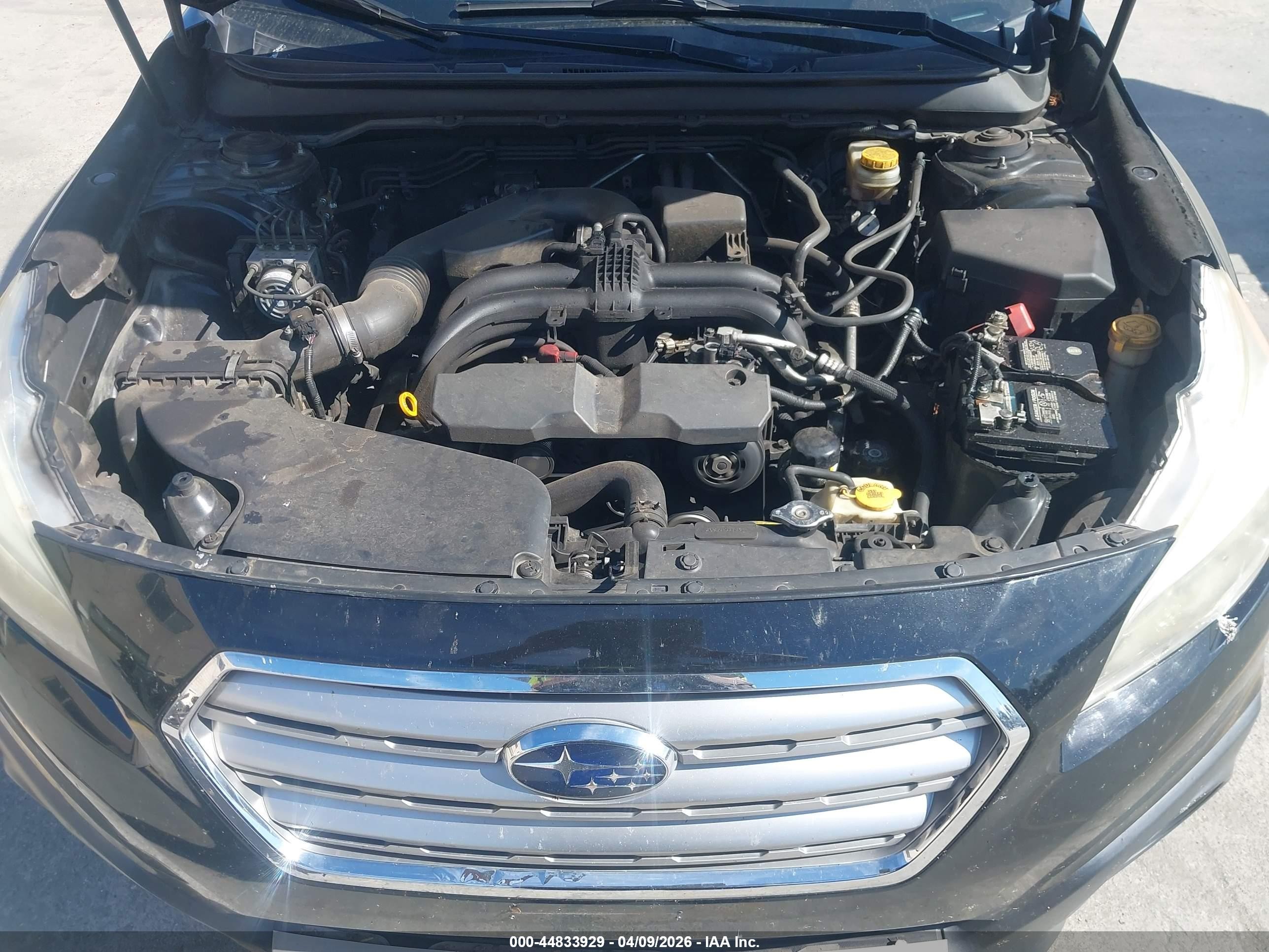 2015 Subaru Outback 2.5i Limited Black vin: 4S4BSALCXF3256549