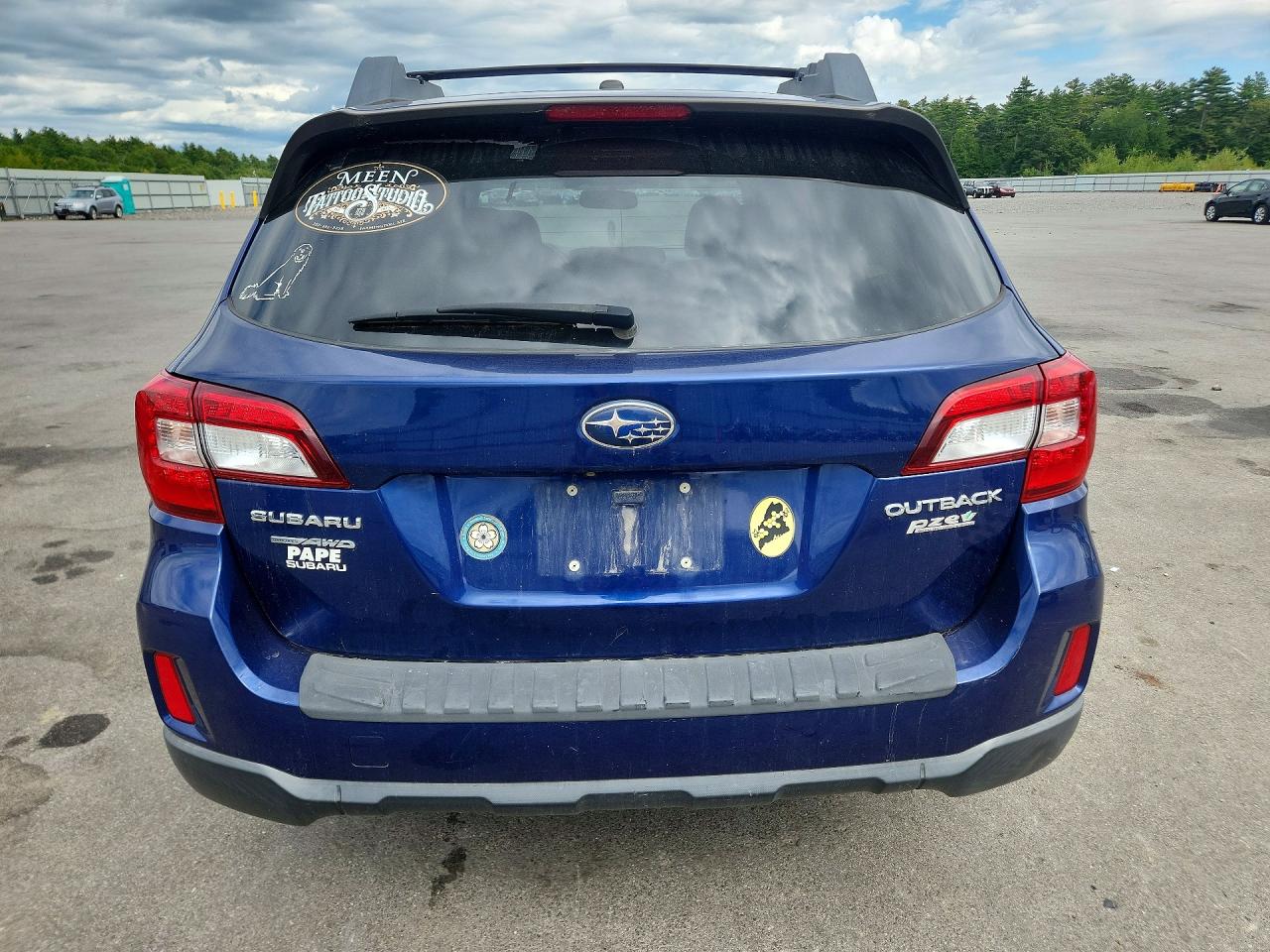 2015 Subaru Outback 2.5i Limited Blue vin: 4S4BSANC0F3285975