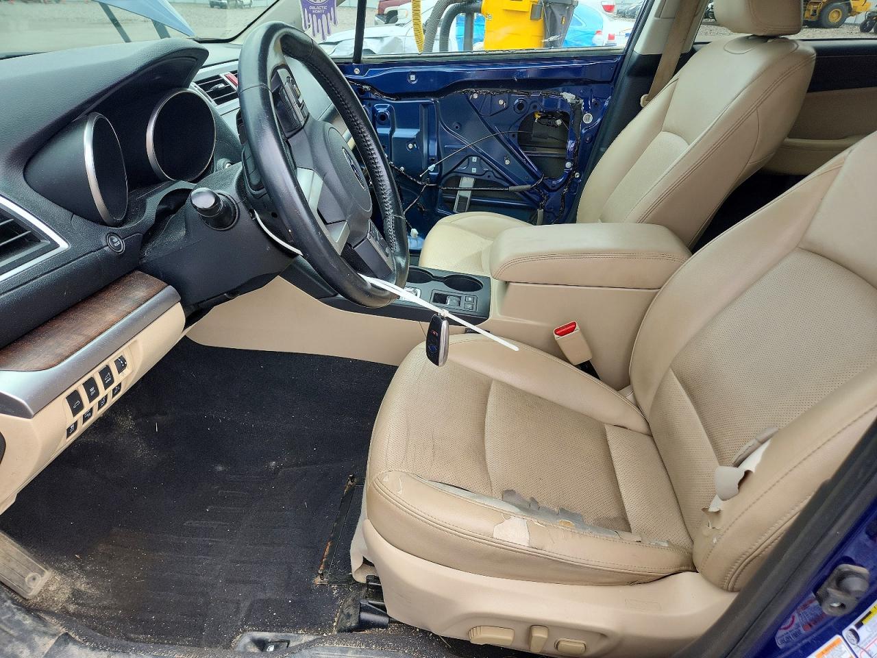 2015 Subaru Outback 2.5i Limited Blue vin: 4S4BSANC0F3285975