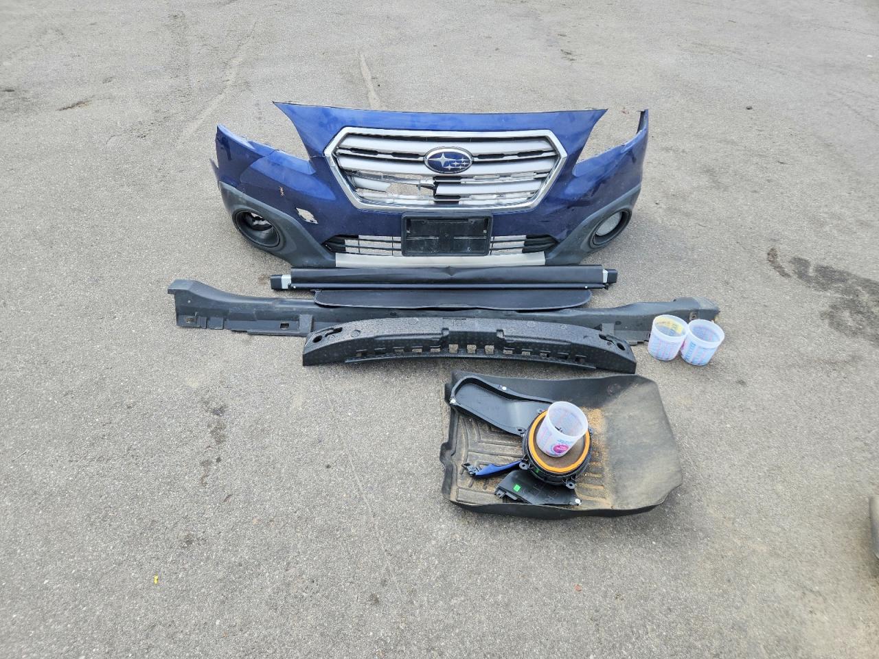2015 Subaru Outback 2.5i Limited Blue vin: 4S4BSANC0F3285975
