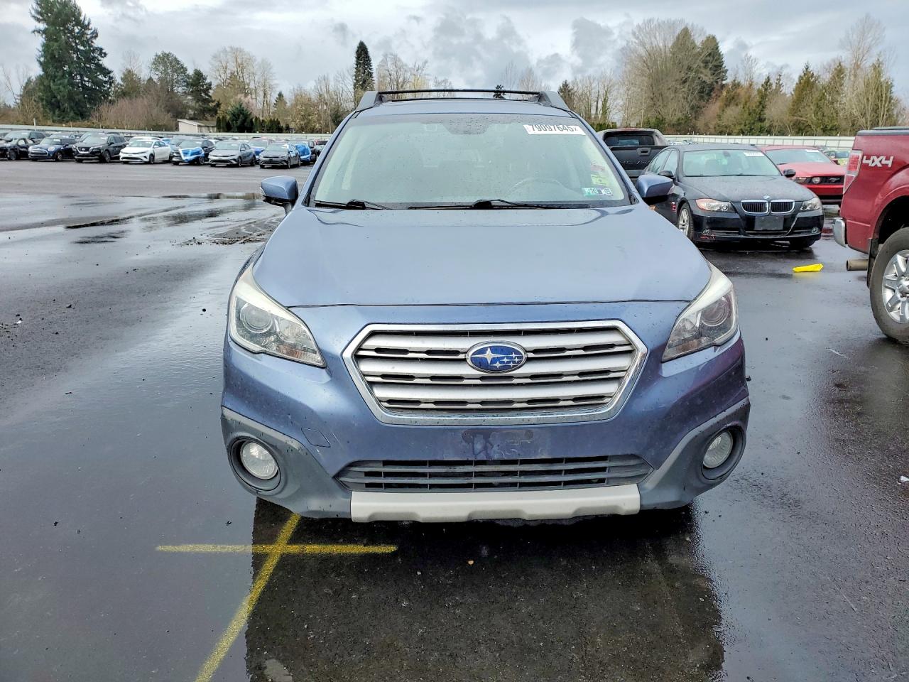 2015 Subaru Outback 2.5i Limited Blue vin: 4S4BSANC0F3288360