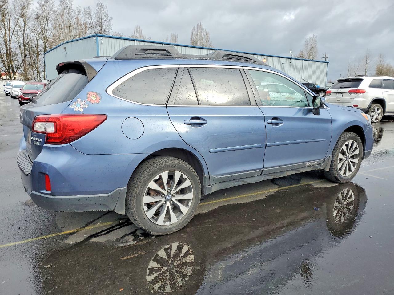 2015 Subaru Outback 2.5i Limited Blue vin: 4S4BSANC0F3288360