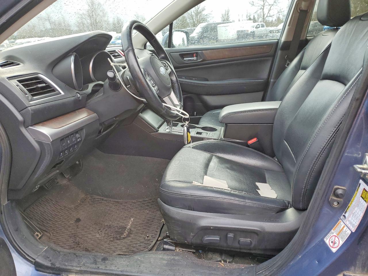 2015 Subaru Outback 2.5i Limited Blue vin: 4S4BSANC0F3288360