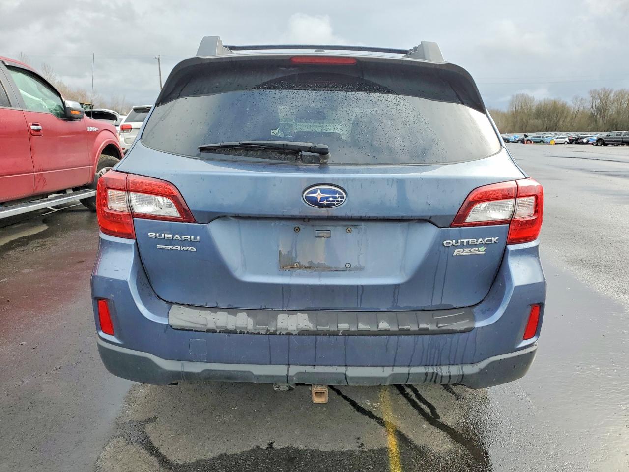 2015 Subaru Outback 2.5i Limited Blue vin: 4S4BSANC0F3288360