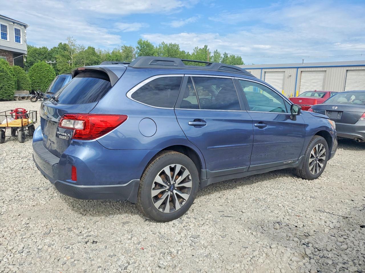 2015 Subaru Outback 2.5i Limited Blue vin: 4S4BSANC0F3303701