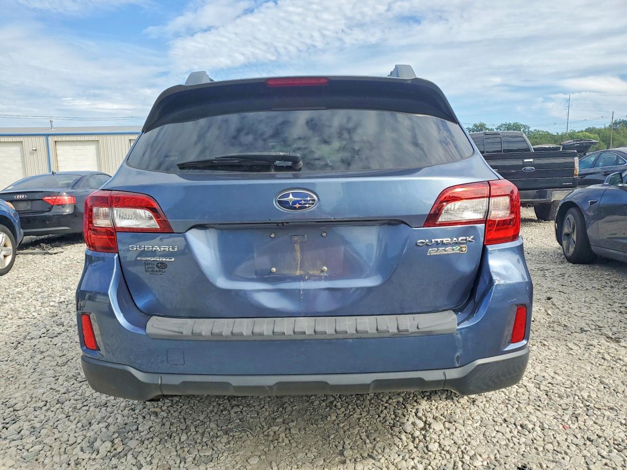 2015 Subaru Outback 2.5i Limited Blue vin: 4S4BSANC0F3303701
