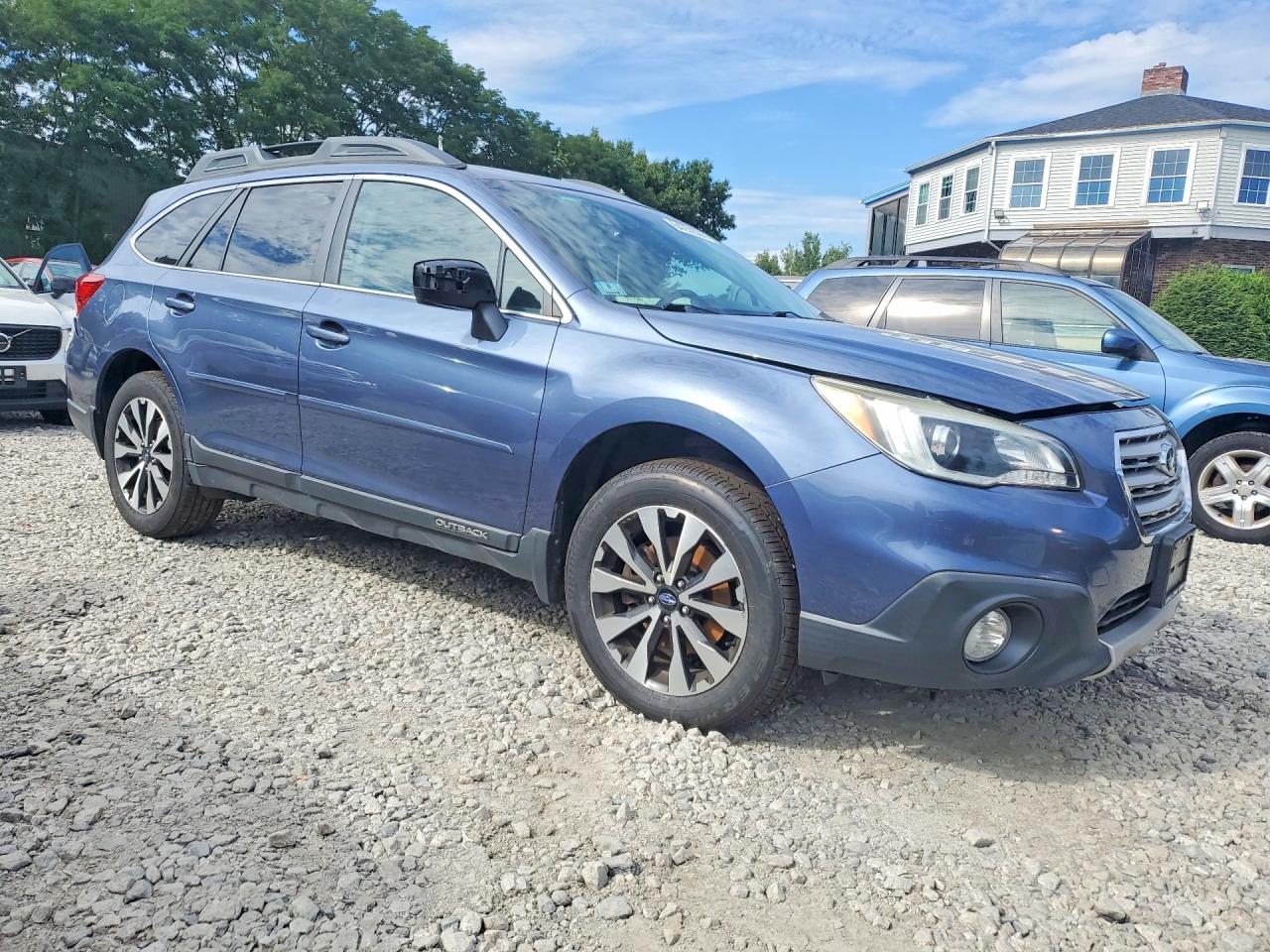 2015 Subaru Outback 2.5i Limited Blue vin: 4S4BSANC0F3303701