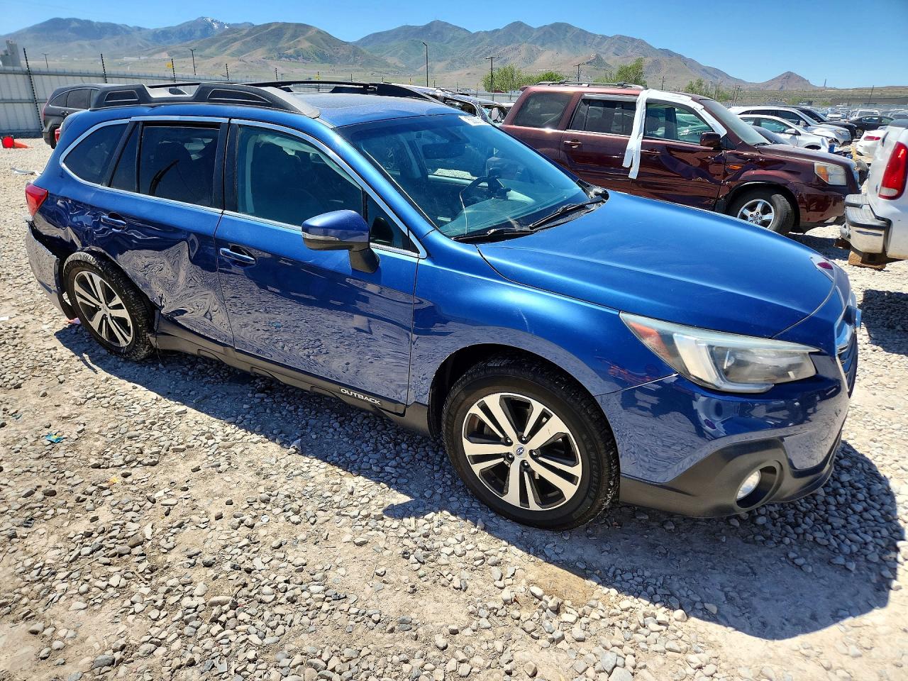 2019 Subaru Outback 2.5i Limited Blue vin: 4S4BSANC0K3355985