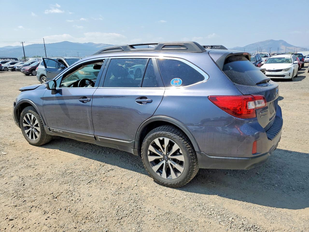 2015 Subaru Outback 2.5i Limited Blue vin: 4S4BSANC1F3329367