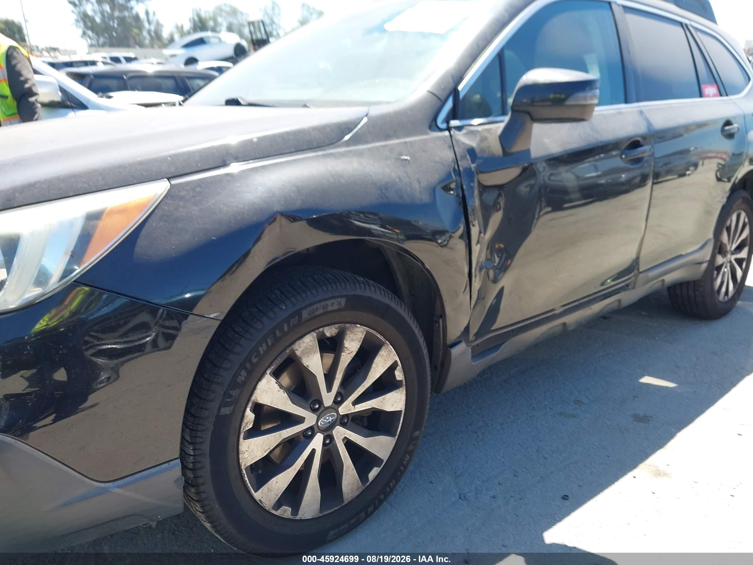 2015 Subaru Outback 2.5i Limited Black vin: 4S4BSANC1F3357881