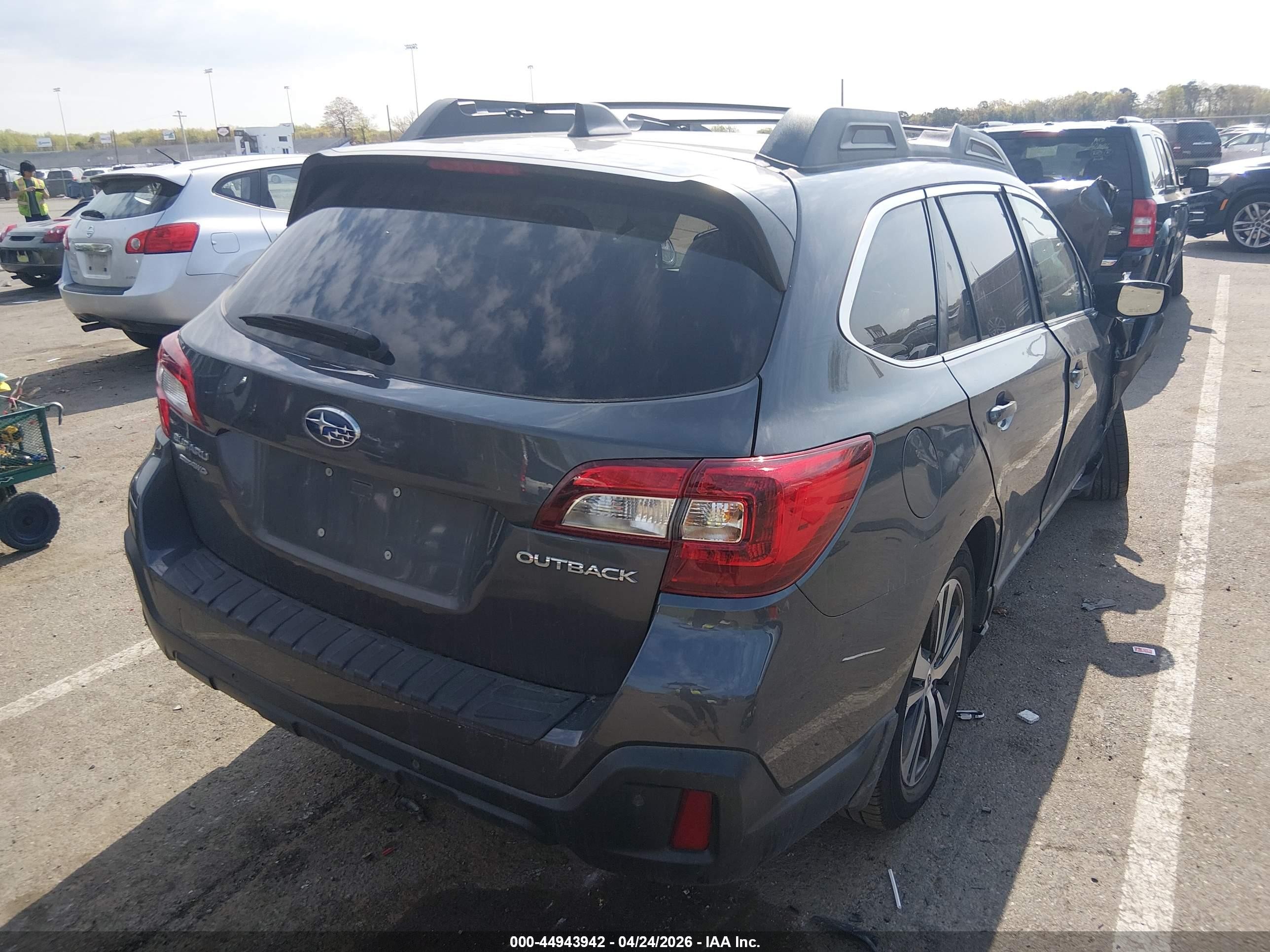 2019 Subaru Outback 2.5i Limited Gray vin: 4S4BSANC1K3202158